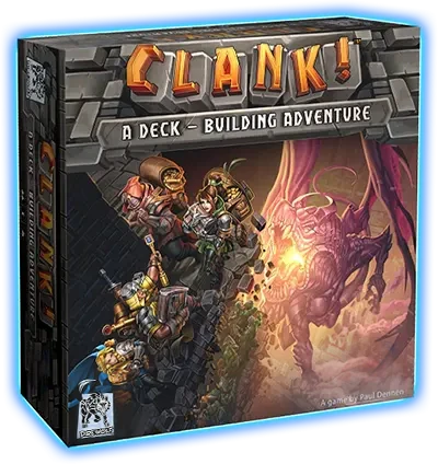 clank deck building adventure en jogo de tabuleiro